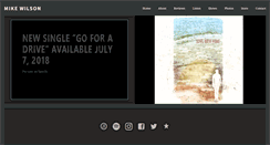 Desktop Screenshot of mikewilsonmusic.com